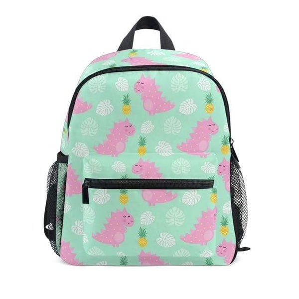 sac a dos dinosaure fille pastel