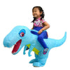 Dinosaure Gonflable Deguisement Enfant Bleu