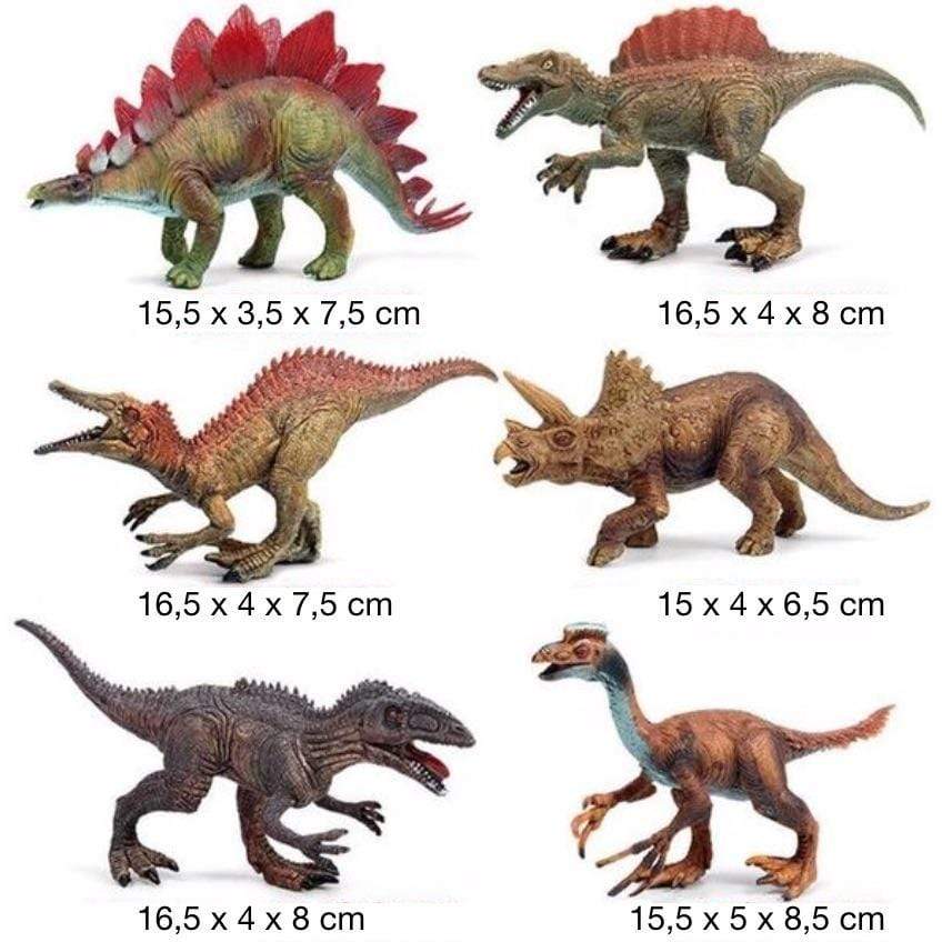 Figurines la Famille Dinosaure A