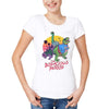 T-shirt Dinosaure Femme Blanc