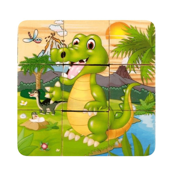 Puzzle 3D Dinosaure Bois