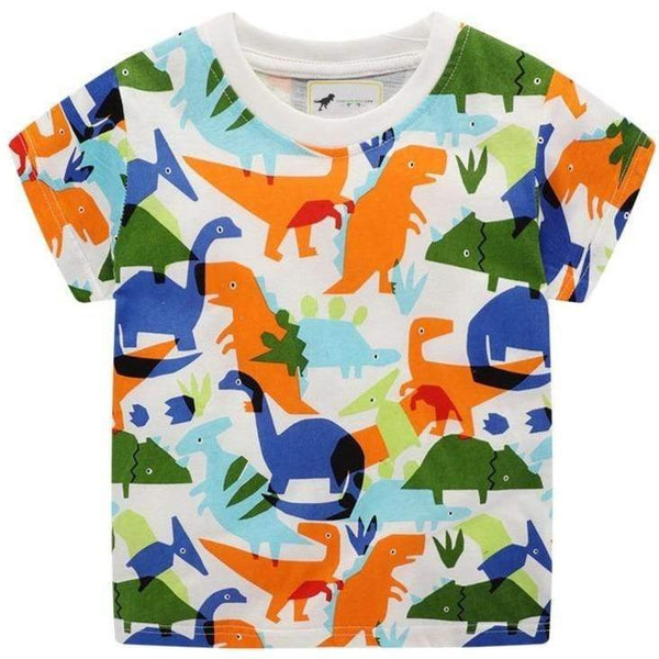 T-Shirt Imprimé Mouvement Artistique Dinosaure