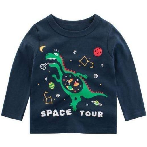 t shirt dinosaure space tour