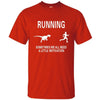 T-shirt Dinosaure Running Rouge