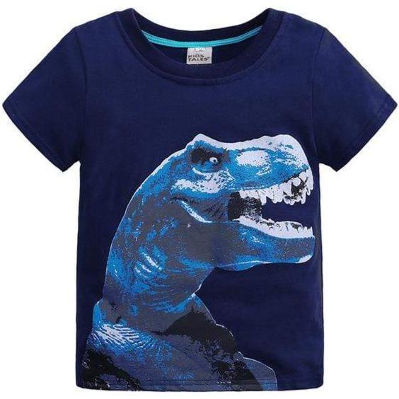 T-shirt Dinosaure Blue Tyrannosaurus