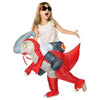 Costume Dinosaure Rouge - Dino Jurassic