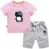 Ensemble Mignon Dinosaure Rose - Dino Jurassic