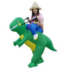 Costume Dinosaure Gonflable Vert - Dino Jurassic