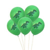 Ballons Anniversaire Dinosaure Verts