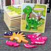 Puzzle Encastrable Bois Dinosaure