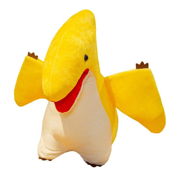 Peluche Dinosaure Volant Carnivore Jaune