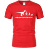 T-Shirt Dinosaure Funny Rouge