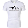 T-Shirt Dinosaure Funny Blanc