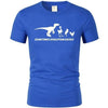 T-Shirt Dinosaure Funny Bleu