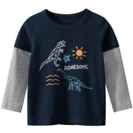 T-Shirt Mouvement Artistique Dinosaure