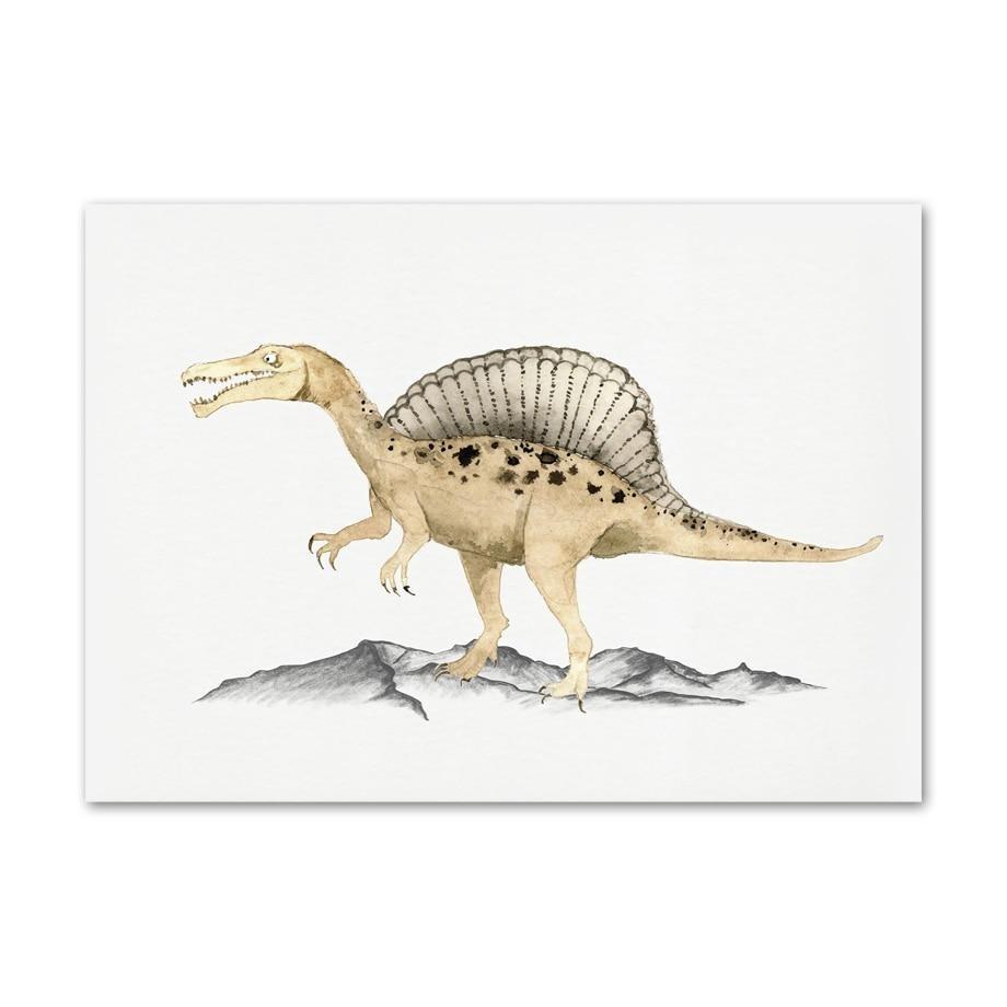 Peinture Chambre Enfant Dinosaure Spinosaure