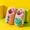Chaussons Dinosaure Multicolores Rose