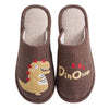 Chaussons Dinosaure Adulte Marron