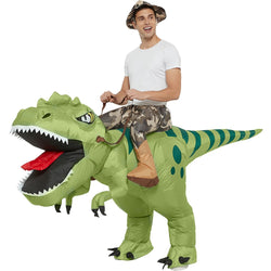 Deguisement Homme sur Dinosaure