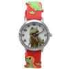 Montre Silicone Dinosaure Rouge