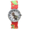 Montre Dinosaure Silicone Rouge