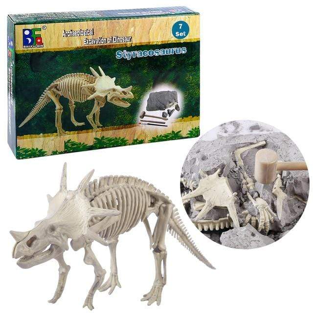 Jouet Dinosaure Kit de Fouille Styracosaurus