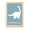 Affiche Brontosaurus